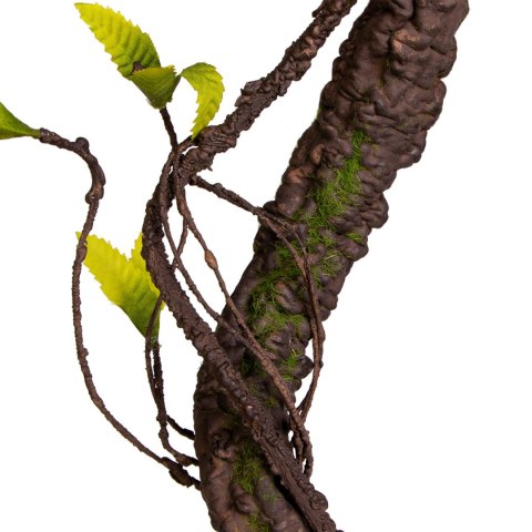 Terrario - Sztuczna Gałąź z Liśćmi do Terrarium - 75 cm