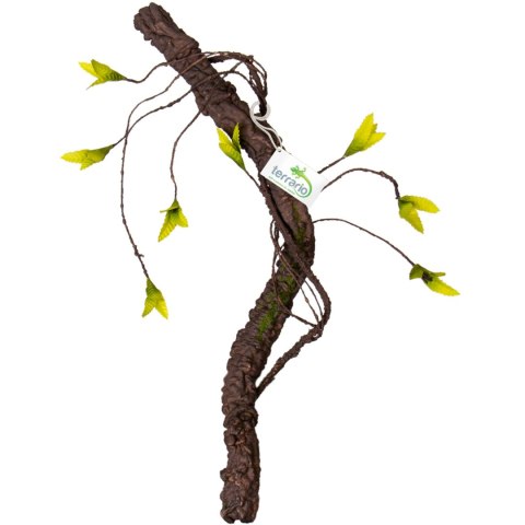 Terrario - Sztuczna Gałąź z Liśćmi do Terrarium - 75 cm