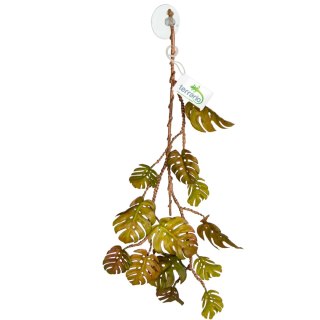 Terrario - Sztuczna Roślina do Terrarium - Wisząca Monstera 70 cm