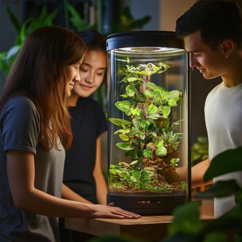Terrario - Sztuczna Roślina do Terrarium - Wiszący Bluszcz 80 cm