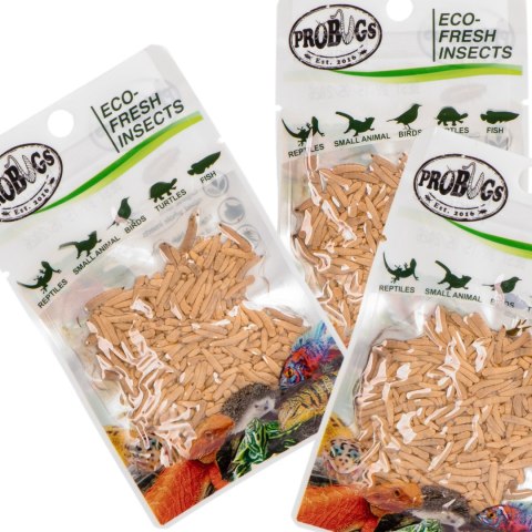 ProBugs Eco-Fresh Riceworm 15 x 15g - świeże larwy muchy 15 szaszetek