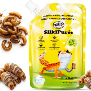 ProBugs SilkiPuree 80g - kompletna dieta pokarm i witaminy w żelu dla gadów