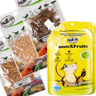 Probugs Small Gecko Set Plus - kompletna dieta dla gekonów robaki i żel z witaminami