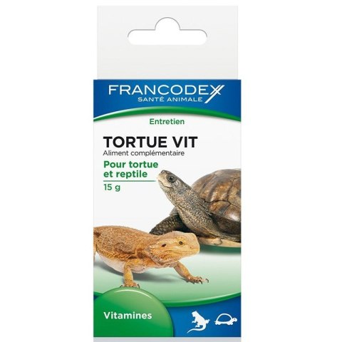 FRANCODEX Witaminy dla Żółwi i Gadów - mocny szkielet 15g FRANCODEX Witaminy dla Żółwi i Gadów - mocny szkielet 15g