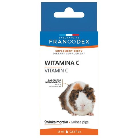 Francodex - witamina C dla świnek morskich 15 ml Francodex - witamina C dla świnek morskich 15 ml