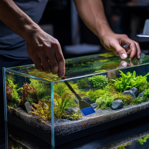 Kruger Meier AquaMate Hydra V - skrobak i czyści do akwarium 5 w 1