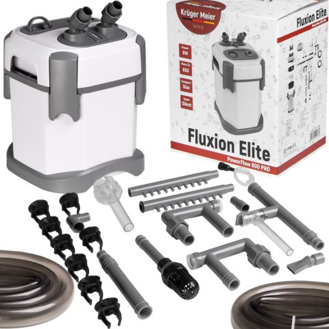 Kruger Meier Fluxion Elite 800 PRO - filtr zewnętrzny do akwarium 50 - 120 litrów