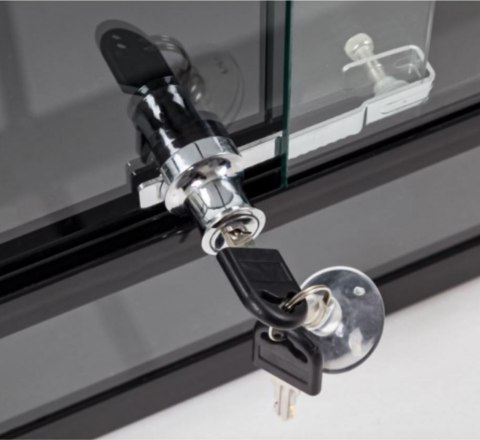 Terrario Safe Terri 90 - zamek do drzwi przesuwnych 9cm