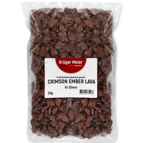 Kruger Meier Crimson Ember Lava 10-20 mm - Lawowe podłoże strukturalne 2 kg Kruger Meier Crimson Ember Lava 10-20 mm - Lawowe podłoże strukturalne 2 kg