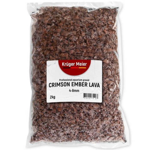 Kruger Meier Crimson Ember Lava 4-8 mm - Lawowe podłoże filtracyjne 2 kg Kruger Meier Crimson Ember Lava 4-8 mm - Lawowe podłoże filtracyjne 2 kg