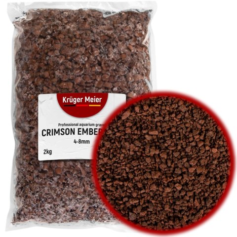 Kruger Meier Crimson Ember Lava 4-8 mm - Lawowe podłoże filtracyjne 2 kg Kruger Meier Crimson Ember Lava 4-8 mm - Lawowe podłoże filtracyjne 2 kg