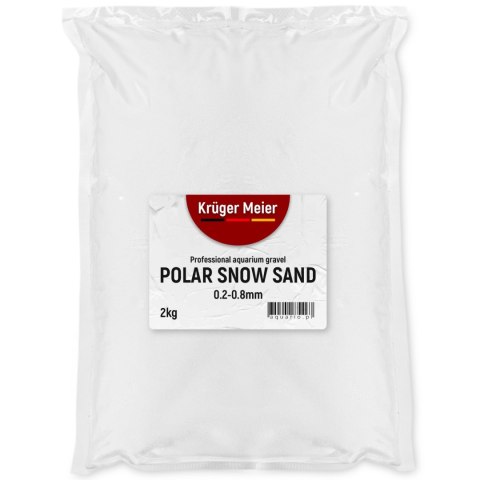 Kruger Meier Polar Snow Sand 0,2-0,8 mm - Piasek do akwarium Kruger Meier Polar Snow Sand 0,2-0,8 mm - Piasek do akwarium