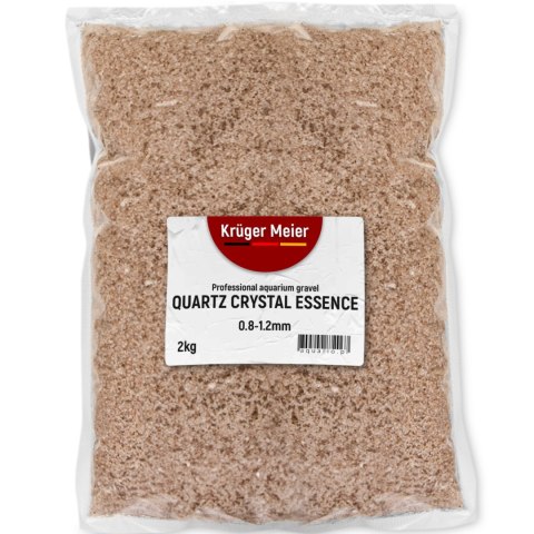 Kruger Meier Quartz Crystal Essence 0,8-1,2 mm - Piasek akwarystyczny 2 kg Kruger Meier Quartz Crystal Essence 0,8-1,2 mm - Piasek akwarystyczny 2 kg