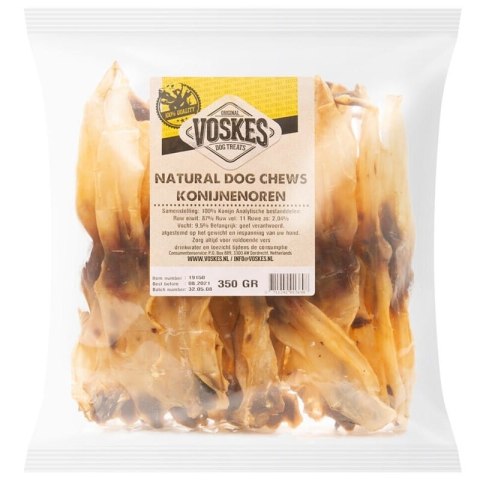 Voskes Rabbit Ears - suszone uszy królicze 350g Voskes Rabbit Ears - suszone uszy królicze 350g