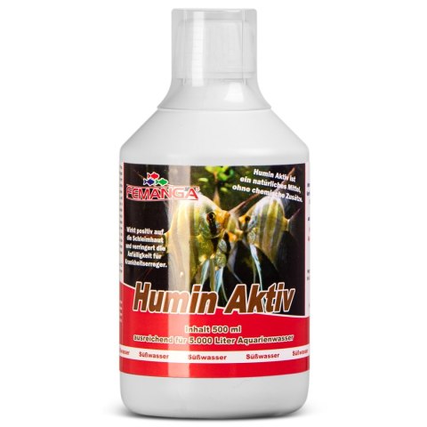 Femanga Humin Aktiv 500ml - preparat wspomagający zdrowie ryb Femanga Humin Aktiv 500ml - preparat wspomagający zdrowie ryb
