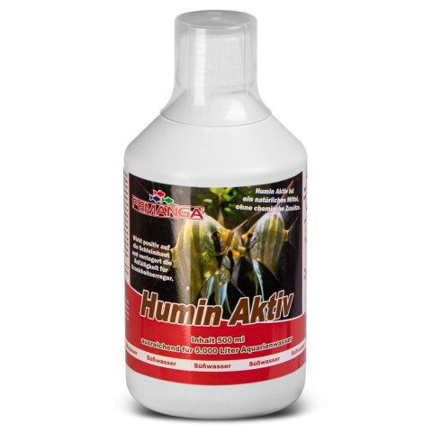 Femanga Humin Aktiv 500ml - preparat wspomagający zdrowie ryb Femanga Humin Aktiv 500ml - preparat wspomagający zdrowie ryb