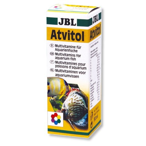 JBL Atvitol 50ml - krople multiwitaminowe dla ryb akwariowych JBL Atvitol 50ml - krople multiwitaminowe dla ryb akwariowych