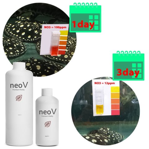 Neo V 1000ml - bakterie + stabilizacja pH + witaminy dla ryb Neo V 1000ml - bakterie + stabilizacja pH + witaminy dla ryb