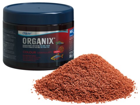 Oase Organix Colour Micro 150ml - pokarm mikro granulki dla ryb wybarwiający Oase Organix Colour Micro 150ml - pokarm mikro granulki dla ryb wybarwiający