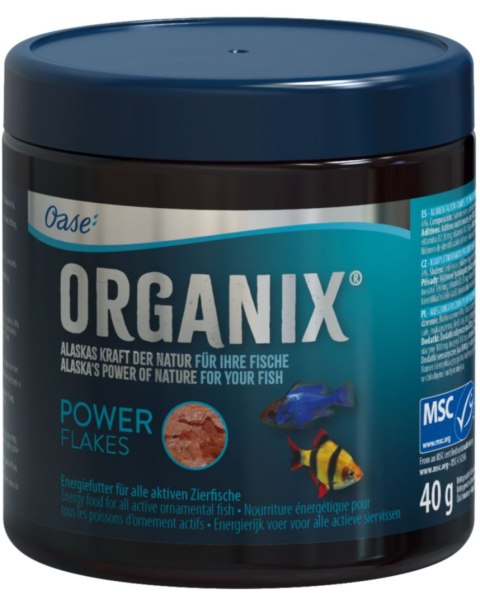 Oase Organix Power Flakes 250ml - pokarm płatki dla ryb Oase Organix Power Flakes 250ml - pokarm płatki dla ryb