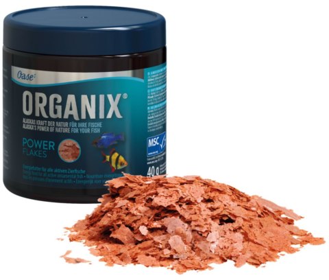 Oase Organix Power Flakes 250ml - pokarm płatki dla ryb Oase Organix Power Flakes 250ml - pokarm płatki dla ryb