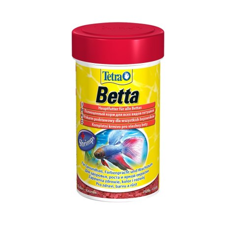 Tetra Betta 100ml - podstawowy pokarm dla bojownika Tetra Betta 100ml - podstawowy pokarm dla bojownika
