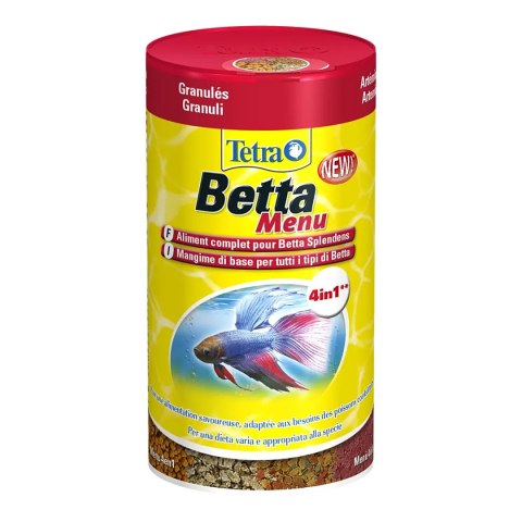 Tetra Betta Menu 4w1 100ml - mix 4 pokarmów dla bojownika Tetra Betta Menu 4w1 100ml - mix 4 pokarmów dla bojownika