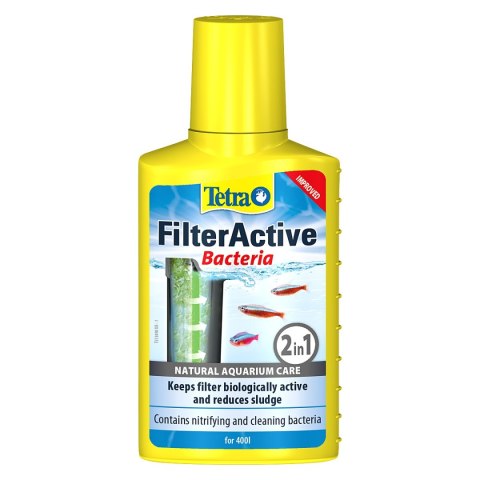 Tetra FilterActive Bacteria 100ml - żywe biologiczne bakterie do akwarium Tetra FilterActive Bacteria 100ml - żywe biologiczne bakterie do akwarium