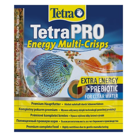 Tetra PRO Energy Multi-Crisps 12g - wysoce odżywczy pokarm dla ryb Tetra PRO Energy Multi-Crisps 12g - wysoce odżywczy pokarm dla ryb