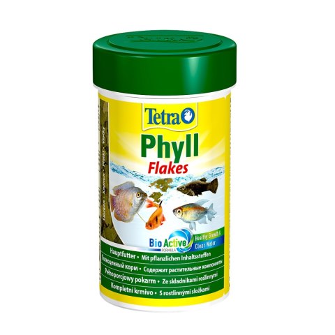 Tetra Phyll Flakes 100ml - pokarm dla ryb roślinożernych Tetra Phyll Flakes 100ml - pokarm dla ryb roślinożernych