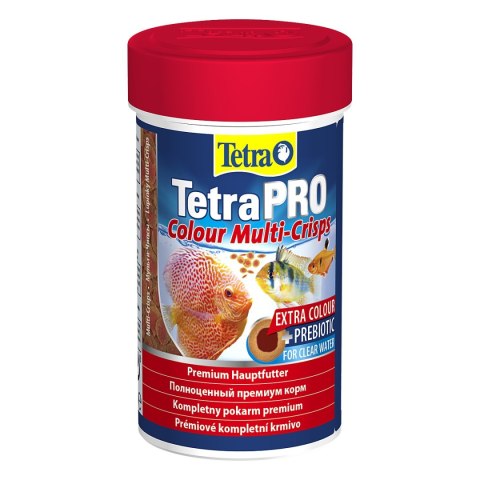 Tetra Pro Colour Multi-Crisps 100ml - pokarm premium wybarwiający dla ryb Tetra Pro Colour Multi-Crisps 100ml - pokarm premium wybarwiający dla ryb