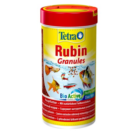 Tetra Rubin Granules 250ml - pokarm wybarwiający w granulkach dla ryb Tetra Rubin Granules 250ml - pokarm wybarwiający w granulkach dla ryb