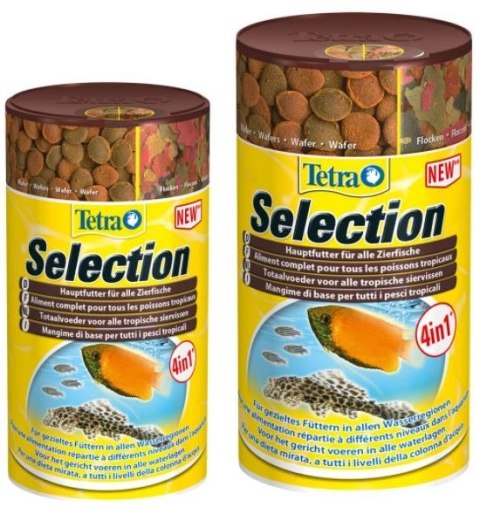Tetra Selection 100ml - cztery pokarmy w jednej puszce Tetra Selection 100ml - cztery pokarmy w jednej puszce