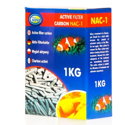 Aqua Nova Active Carbon NAC-1 - węgiel aktywny 1kg Aqua Nova Active Carbon NAC-1 - węgiel aktywny 1kg