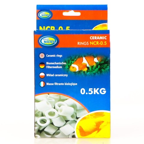 Aqua Nova Ceramic Rings NCR-0.5 - wkład ceramiczny 0,5kg Aqua Nova Ceramic Rings NCR-0.5 - wkład ceramiczny 0,5kg
