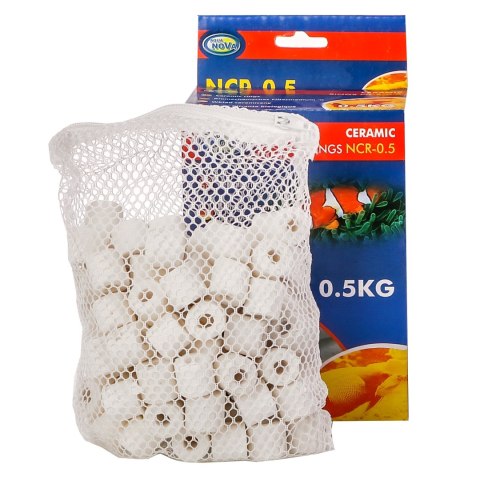 Aqua Nova Ceramic Rings NCR-0.5 - wkład ceramiczny 0,5kg Aqua Nova Ceramic Rings NCR-0.5 - wkład ceramiczny 0,5kg
