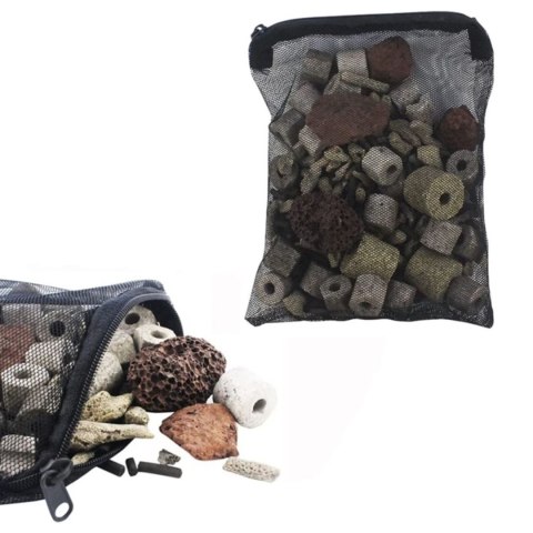 Net Black Media Bag X - siatka na złoże z plastikowym zamkiem Net Black Media Bag X - siatka na złoże z plastikowym zamkiem