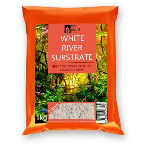 Eco Plant White River 1kg - żwirek biały naturalny 2-8mm Eco Plant White River 1kg - żwirek biały naturalny 2-8mm