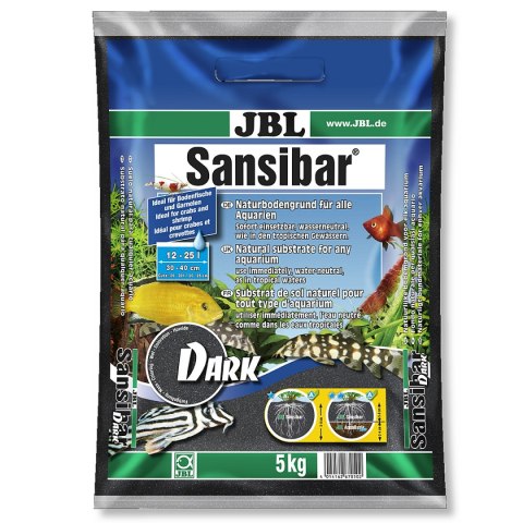 JBL Sansibar Dark 5kg - czarne podłoże do akwariów słodkowodnych i morskich JBL Sansibar Dark 5kg - czarne podłoże do akwariów słodkowodnych i morskich
